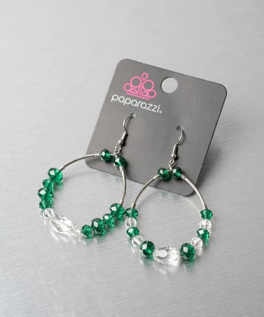 Aretes Esmeralda Verdes