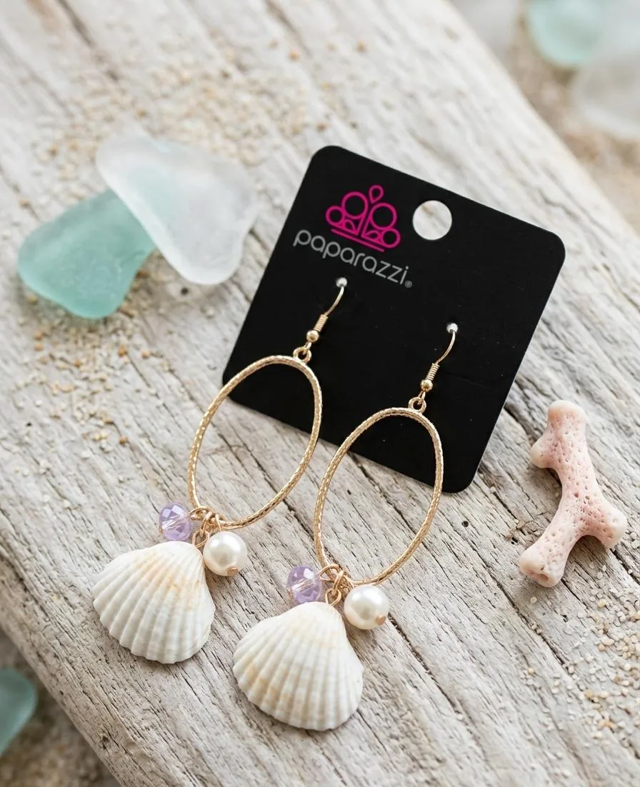 Aretes Concha De Mar
