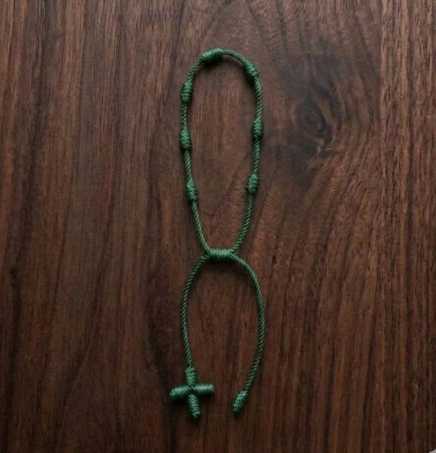 Pulsera 7 Nudos Verde