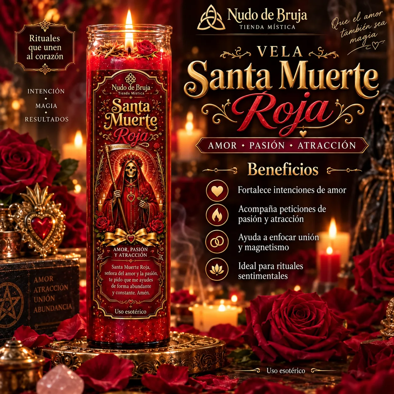 Veladora Santa Roja