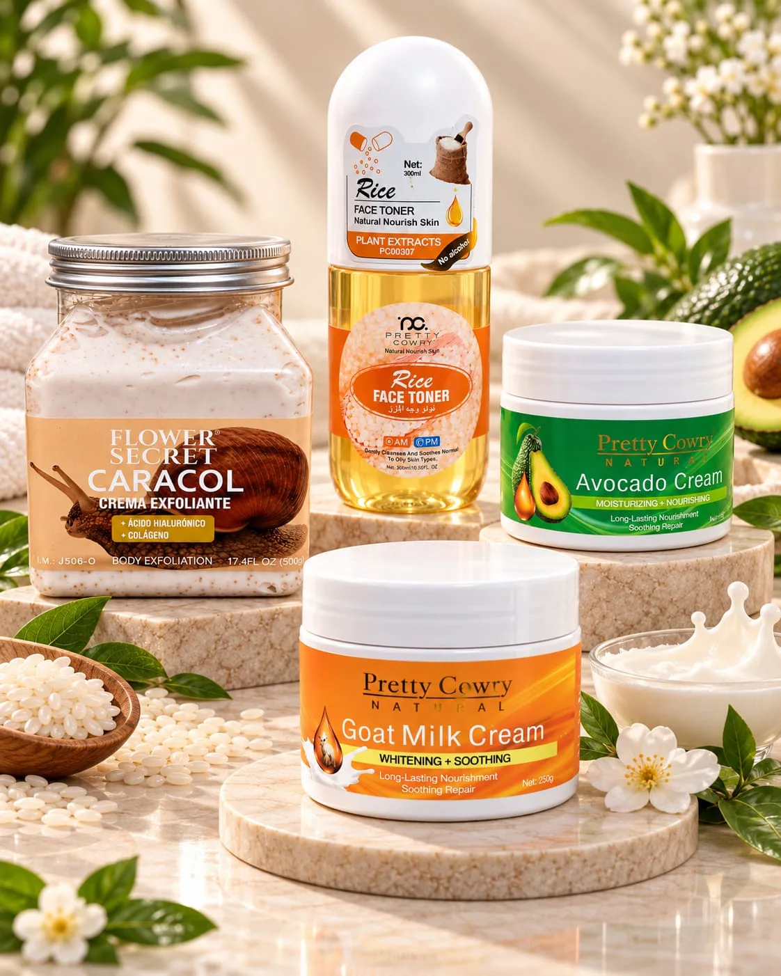 ✨ Rutina completa cuatro productos