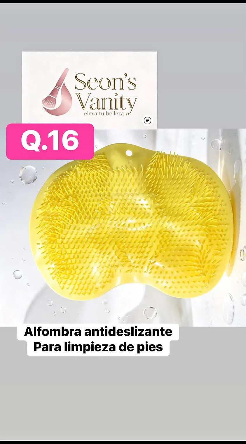 Alfombrilla para limpieza de pies