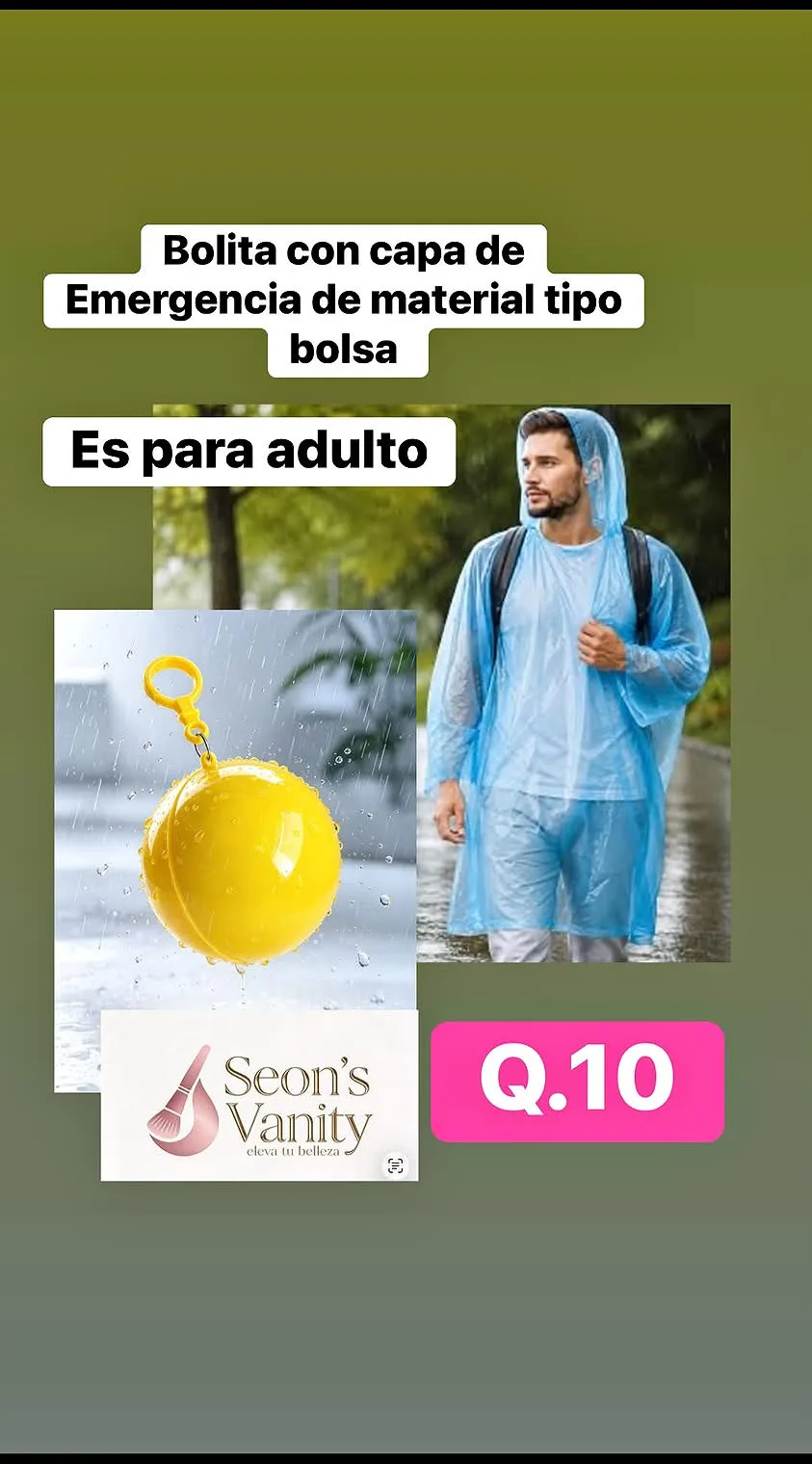 Bola con capa para adulto
