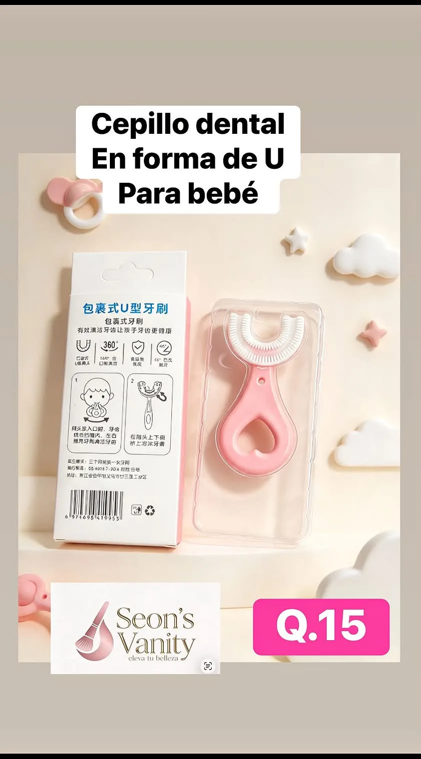 Cepillo dental bebé