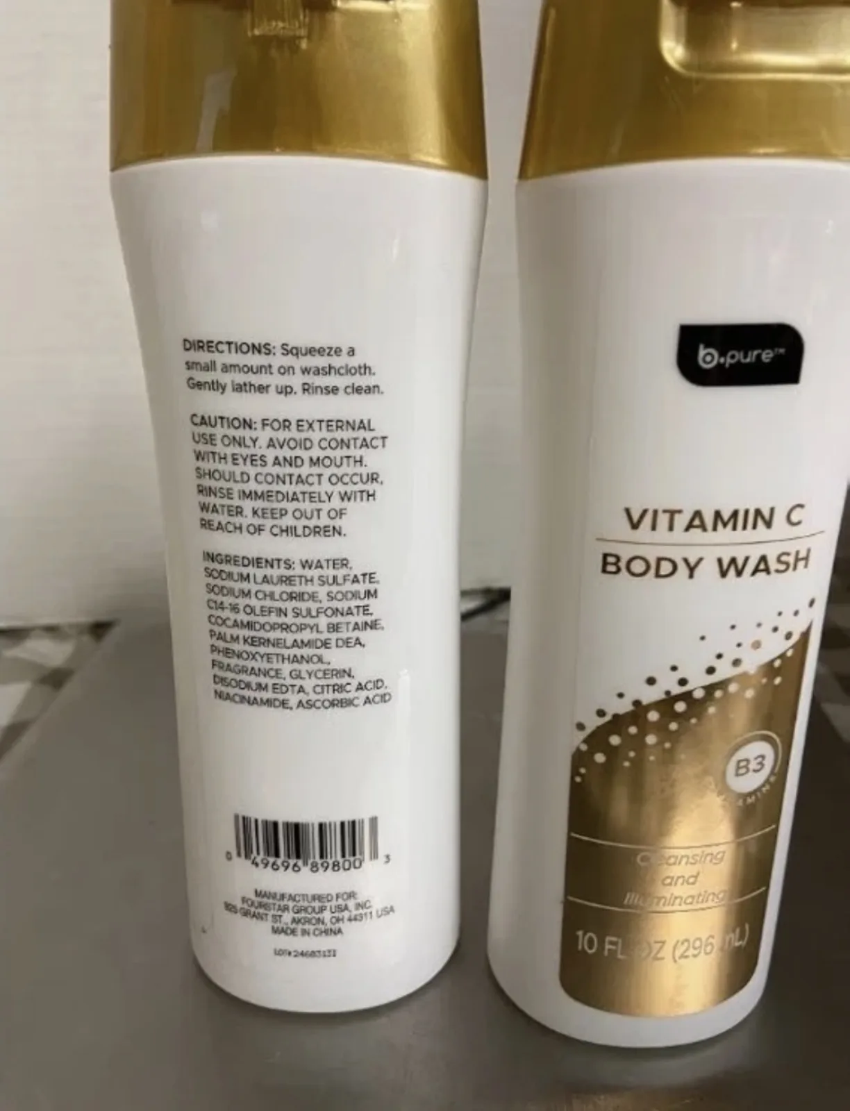 Body wash marca B PURE