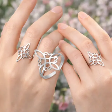 Anillo Nudo de Bruja