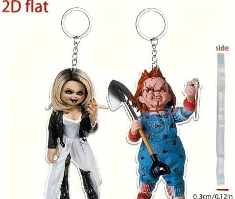 Llavero Chucky y Tiffany