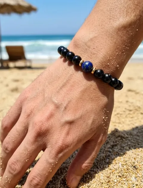 Pulsera Piedra Lapizlazuli