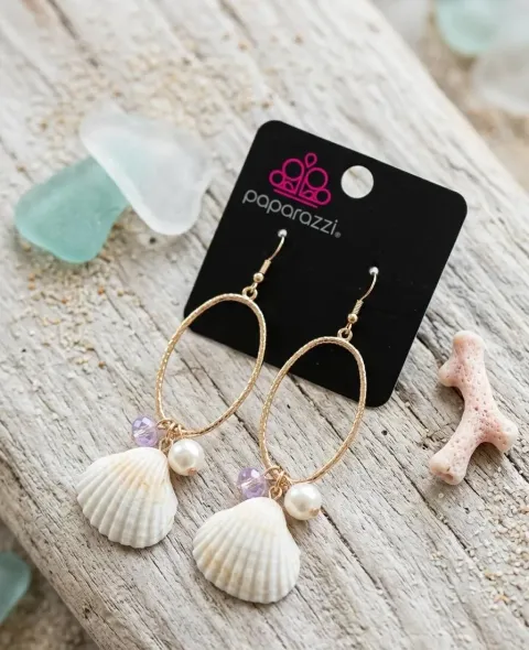 Aretes Concha De Mar