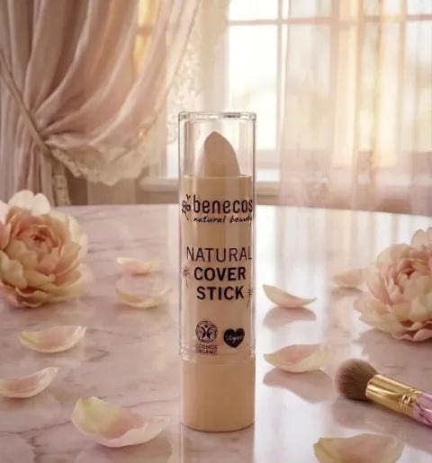 Duo Corrector en barra Benecos Natural Cover Stick.