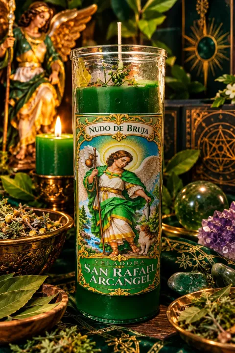 Veladora San Rafael Arcángel