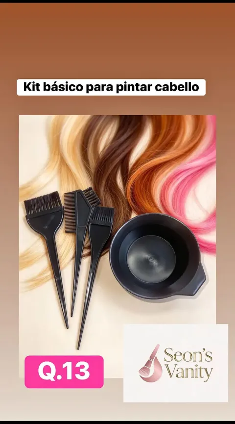 Kit para pintar cabello