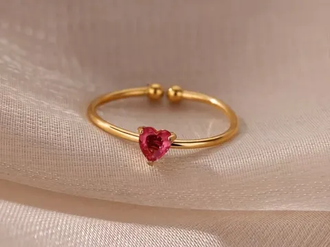 ​Anillo Ajustable "Corazón Dulce"