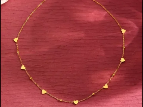 ​Collar Golden Heart