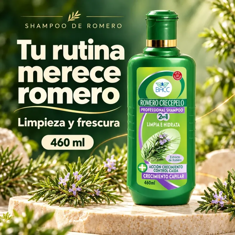 Shampoo Romero Crecepelo - 460ml